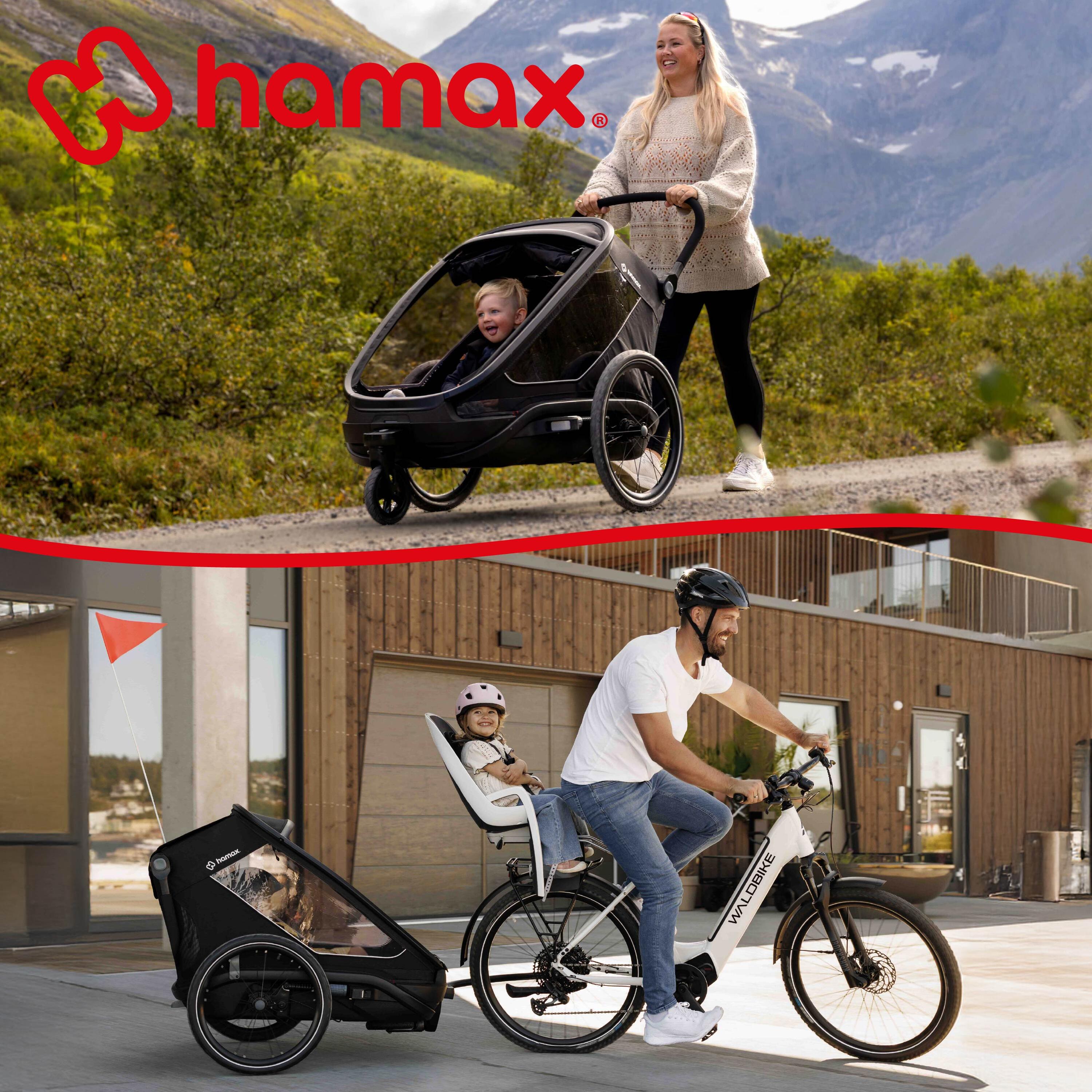 Remolque infantil de 2 plazas Hamax Outback Next 5/7