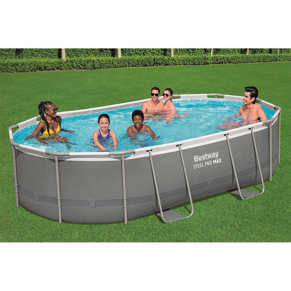 Bestway Steel Pro MAX Above Ground Pool Set Oval 4.88 m x 3.05 m x 1.07 m 3/7