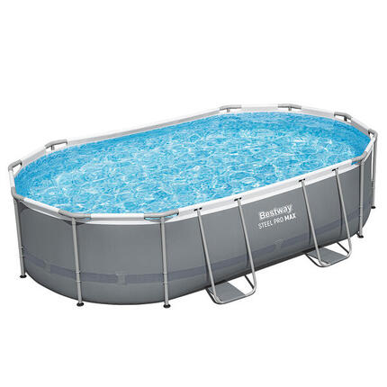 Bestway Power Steel Frame Pool Komplett- Set 488 x 305 x 107 cm