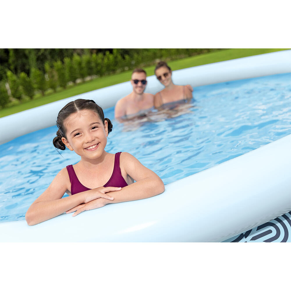 Bestway Fast Set rundes aufblasbares Auf stellpool-Set 457 x 84cm 5/7