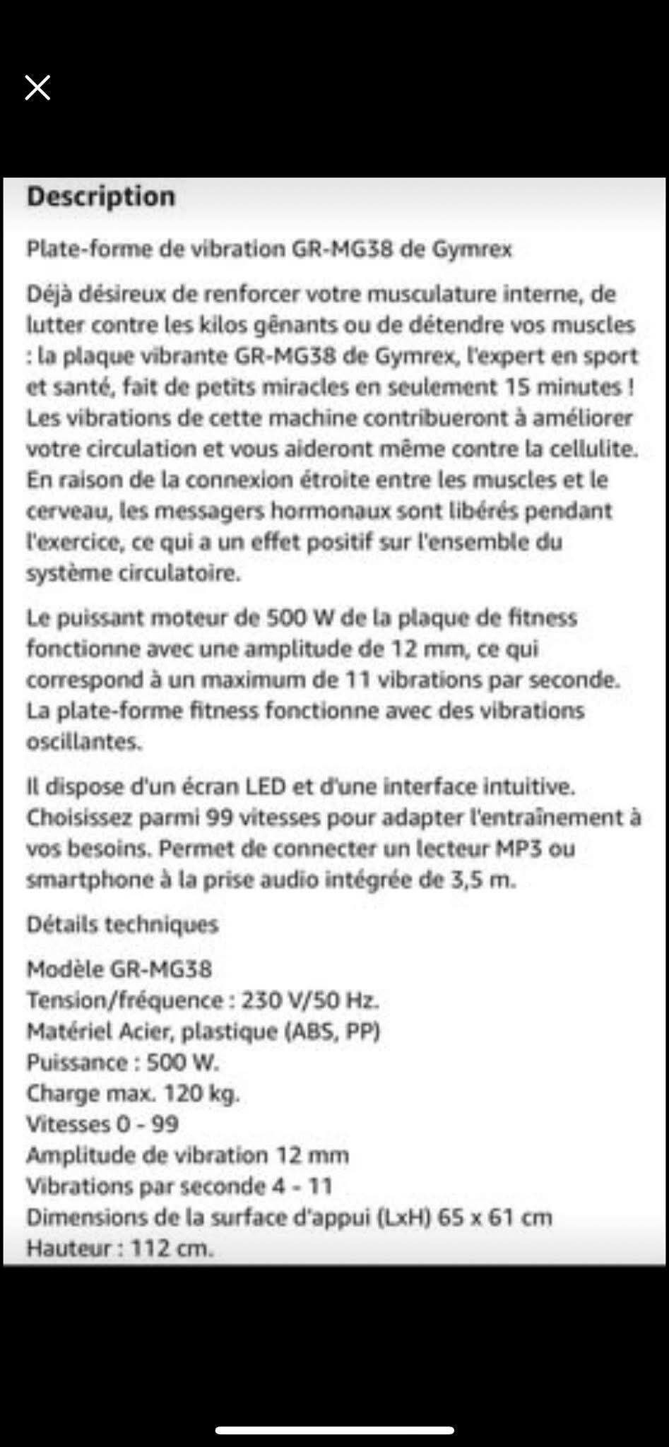 Entre Particuliers - Plate-forme vibrante 6/7