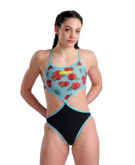Dámské plavky arena Rule Breaker Women's Reversible Twist Swimsuit 2/7