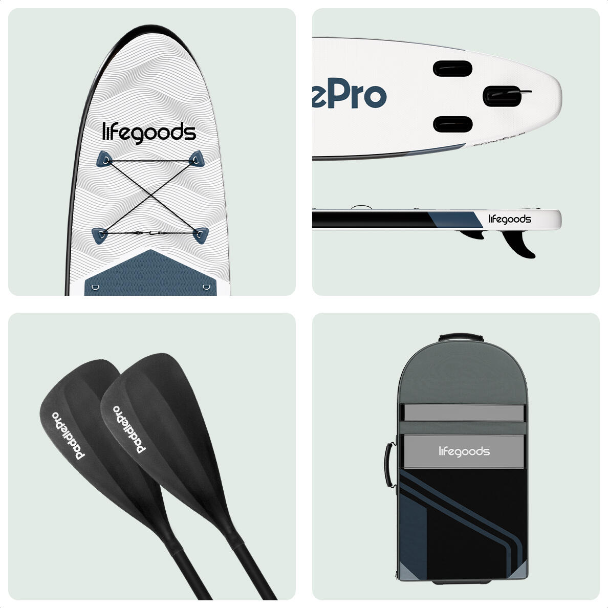 SUP Board Allround Compact - met zitje - 300cm - max 100kg - beginners 2/2