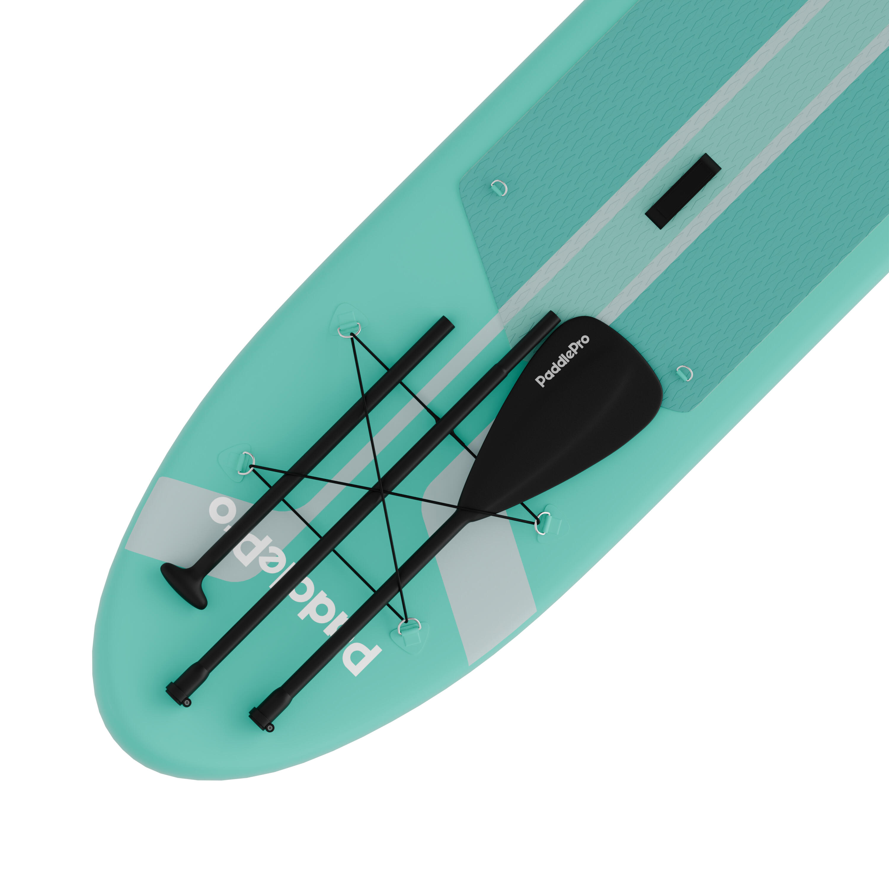 PaddlePro SUP Board - met zitje - opblaasbaar - 320cm - max 150kg - Groen 3/5