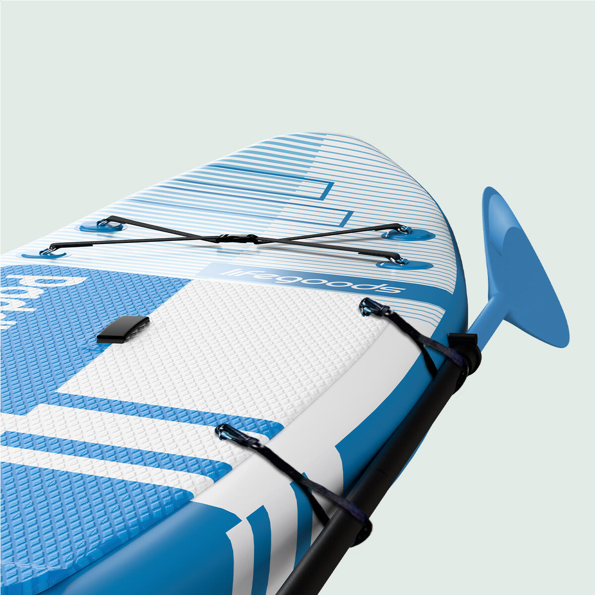 PaddlePro SUP Board Pro - avec siège - 320cm - max 150kg - Bleu clair 3/4