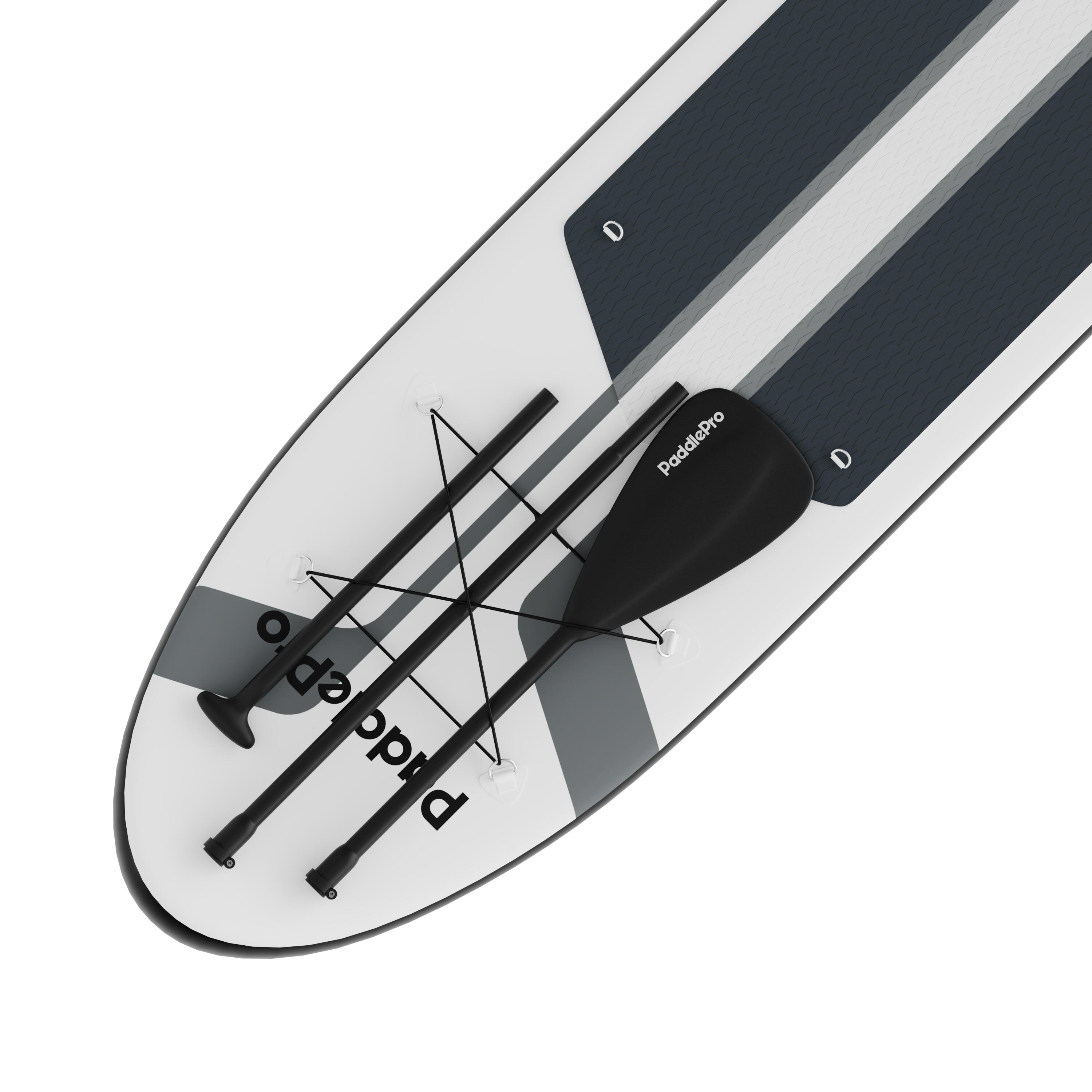 PaddlePro SUP Board - avec siège - gonflable - 320cm - max 150kg - Noir 3/5