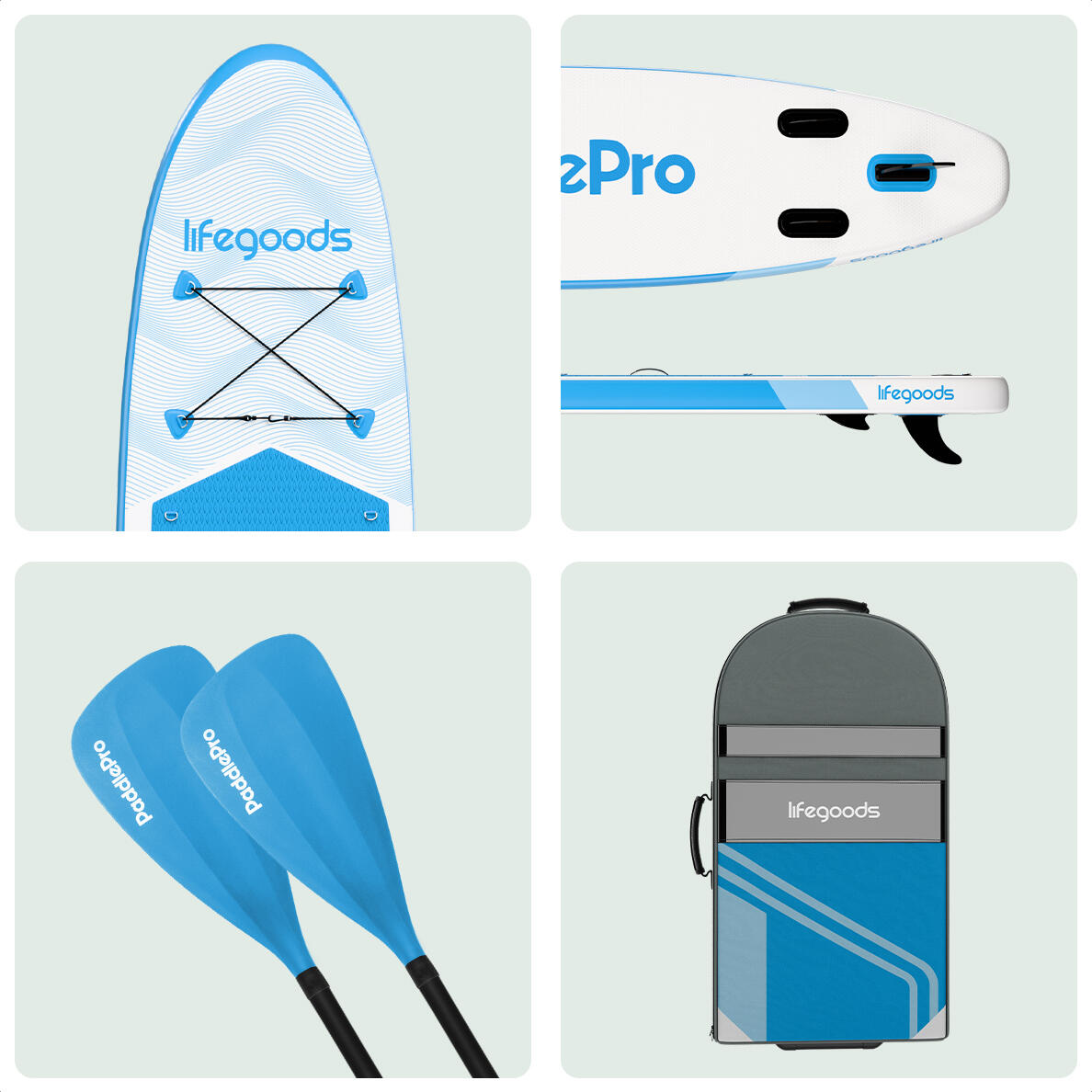 SUP Board Allround Compact - met zitje - 300cm - max 100kg - beginners 2/2
