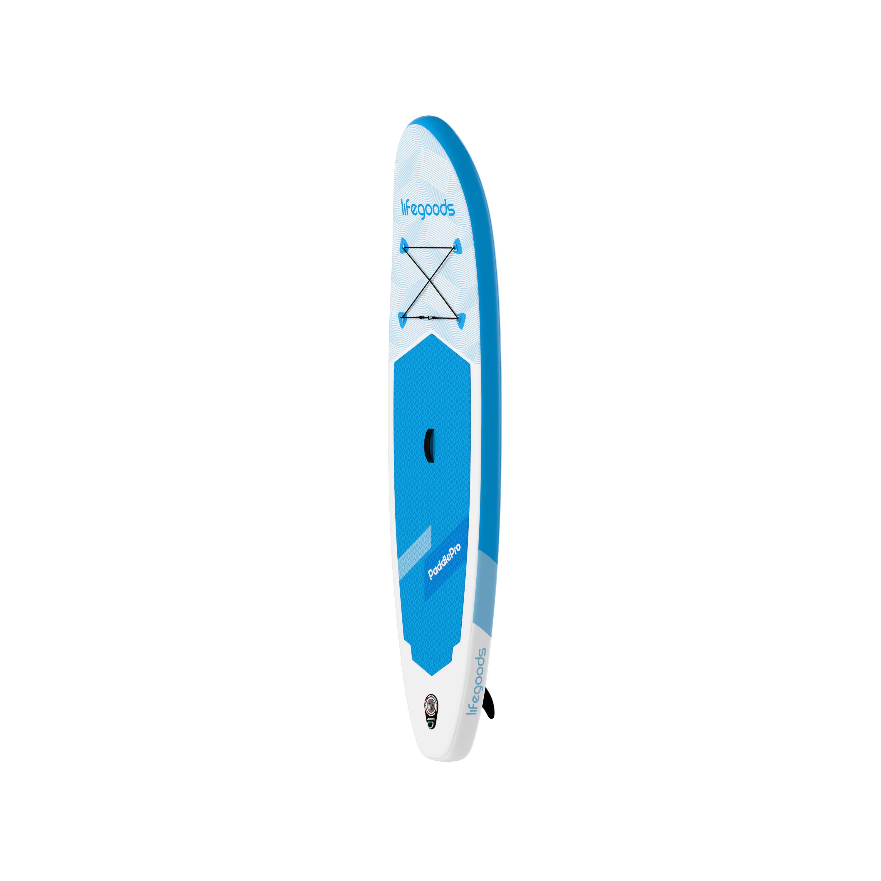 PaddlePro SUP Board - met zitje - opblaasbaar - 320cm - max 150kg - Wit/Oranje 5/6