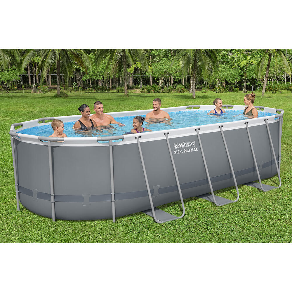 Bestway Steel Pro MAX Ovales Aufstellpoo l-Set 549 x 274 x 122 cm 3/7