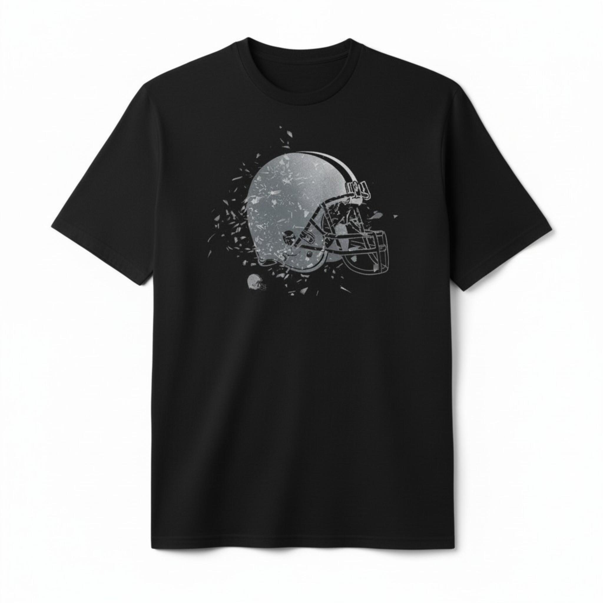 Shirt NFL Cleveland Browns Logo Tee in Schwarz 2/3