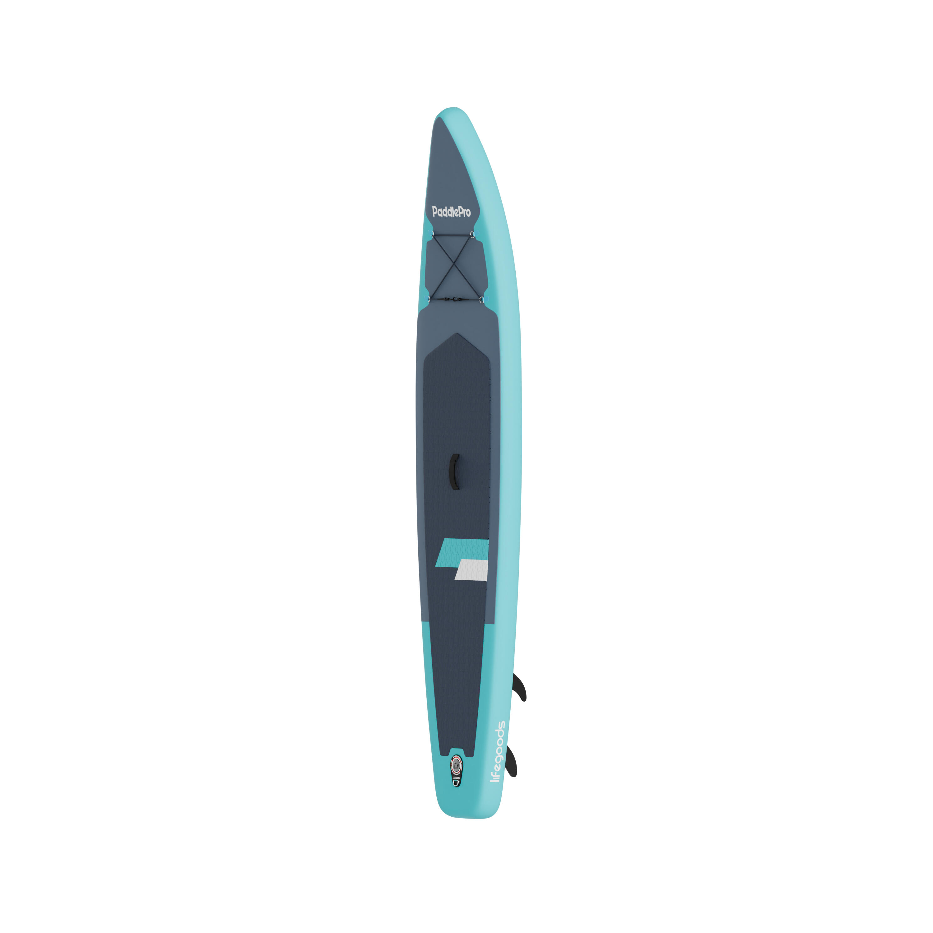SUP Board Touring - complete set - opblaasbaar - 365cm - max 165kg - Blauwgroen 2/6