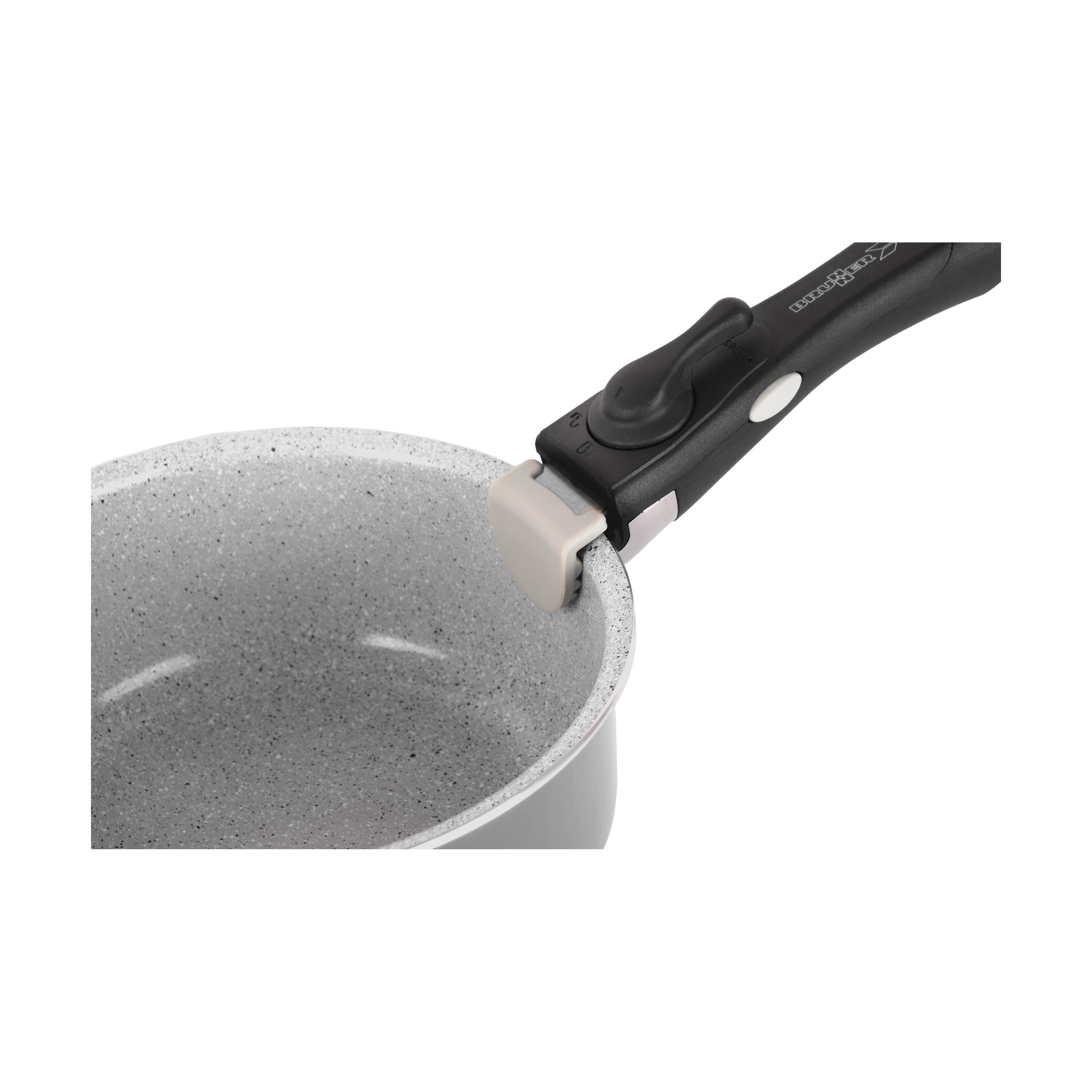 Batería de Cocina Fusion 7+1 Magnética Camping Olla Sartén Cerámica 7/7
