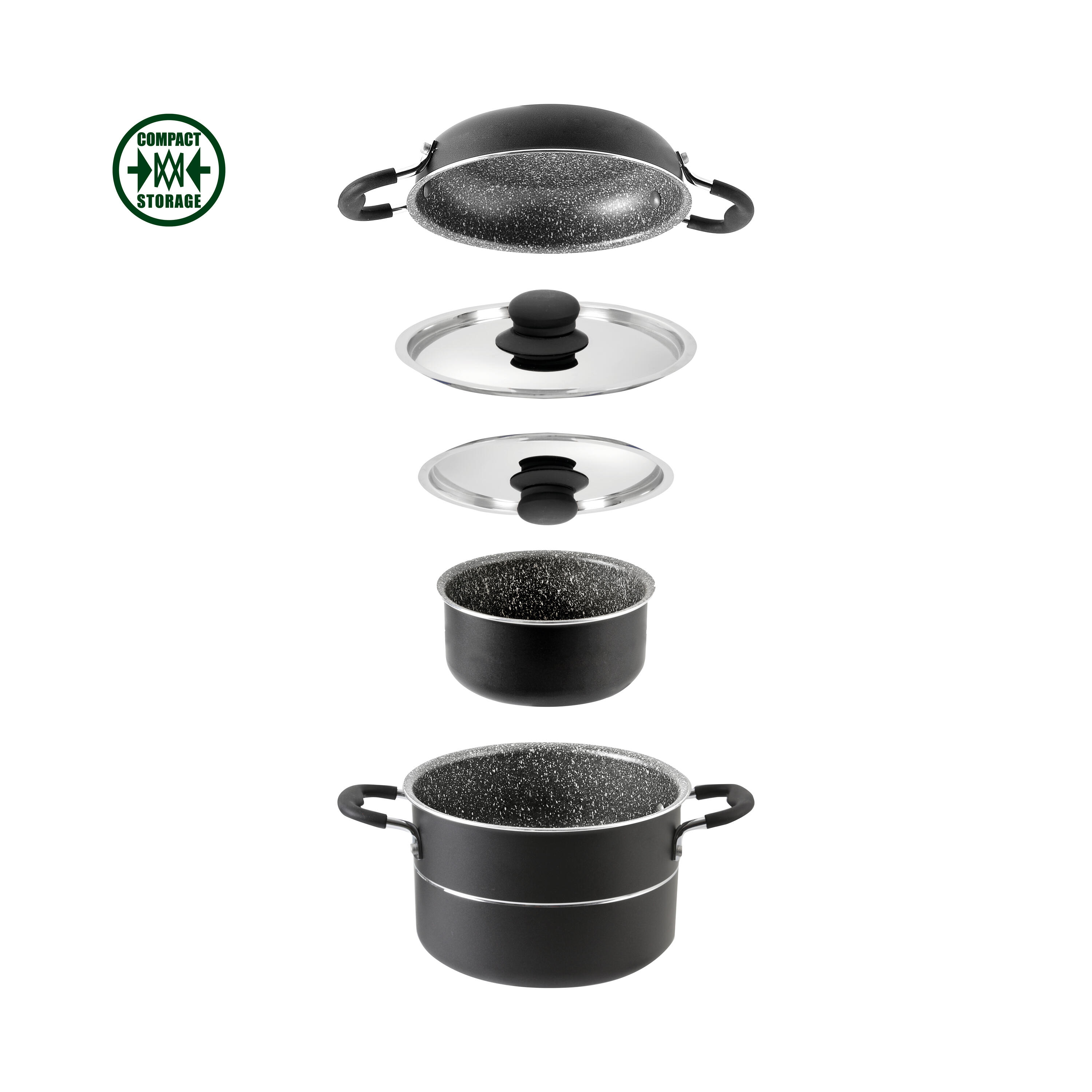 Brunner set de ollas camping 6+1 ø 18 cm pirate 6/7