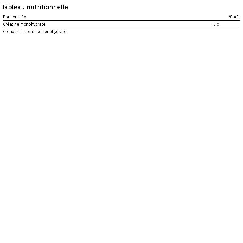 Nutrend Creatine Monohydrate Creapure Powder - 500g 2/3