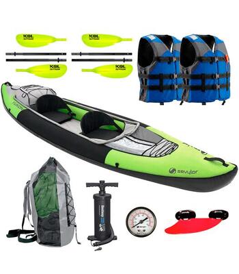 Sevylor yukon kcc380 opblaasbare kajak 2-persoons complete set