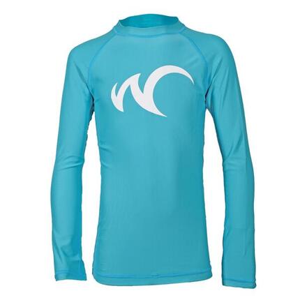 Camiseta de agua UPF50+ para niños: Málaga, manga larga, resistente a los rayos