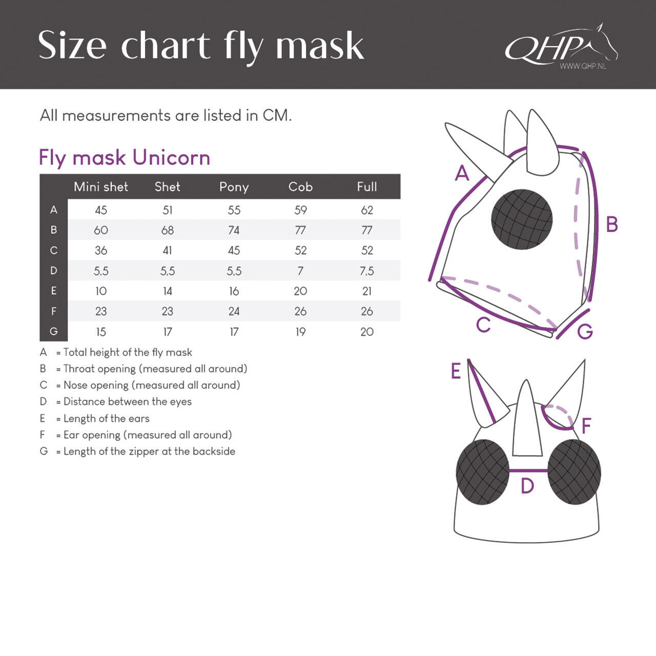 QHP Vliegenmasker Super Bug - Unicorn (Full) (Full) 2/3