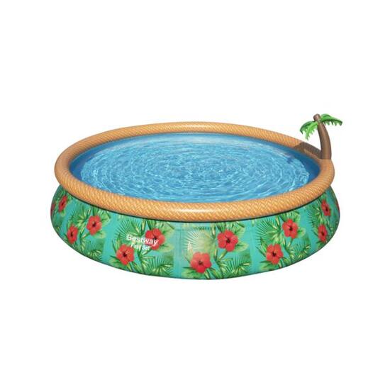 Bestway Piscine autoportante Ronde Fast Set 457 x 84 cm - Filtration Incluse