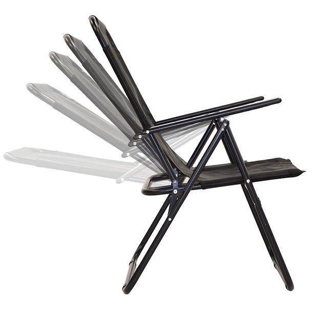Krzesło turystyczne Enero Camp 61x66x65-108CM z podkłokietnikami 6/7