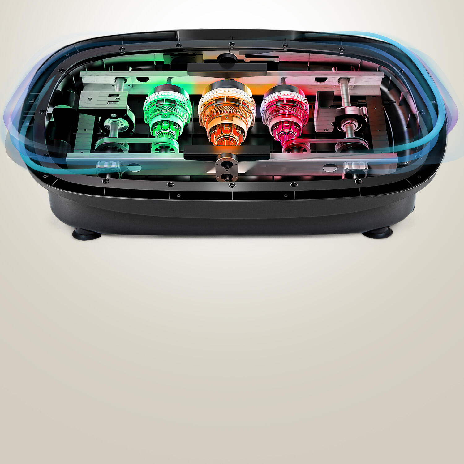 Sportstech Vibrationsplatte VP500 | 60 Intensitätsstufen | LED-Beleuchtung 6/9