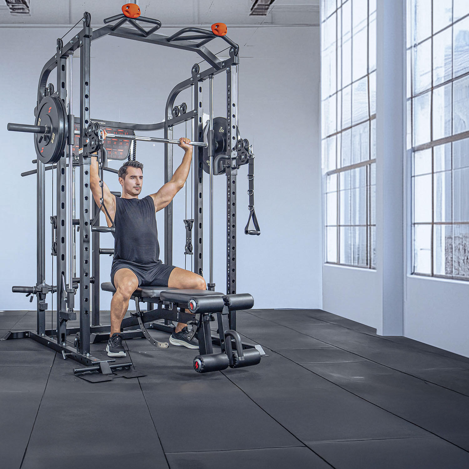 Sportstech SXM150 Smith Machine, het krachtstation voor thuis 4/7