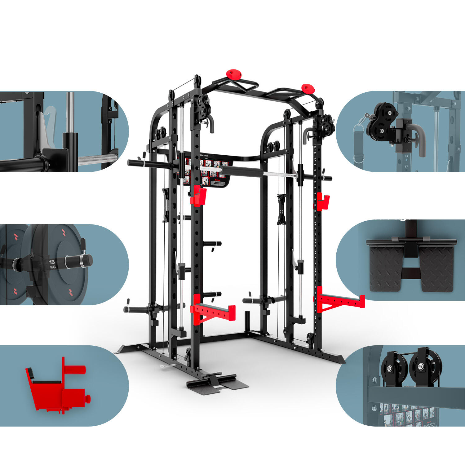 Sportstech SXM150 Smith Machine, het krachtstation voor thuis 6/7