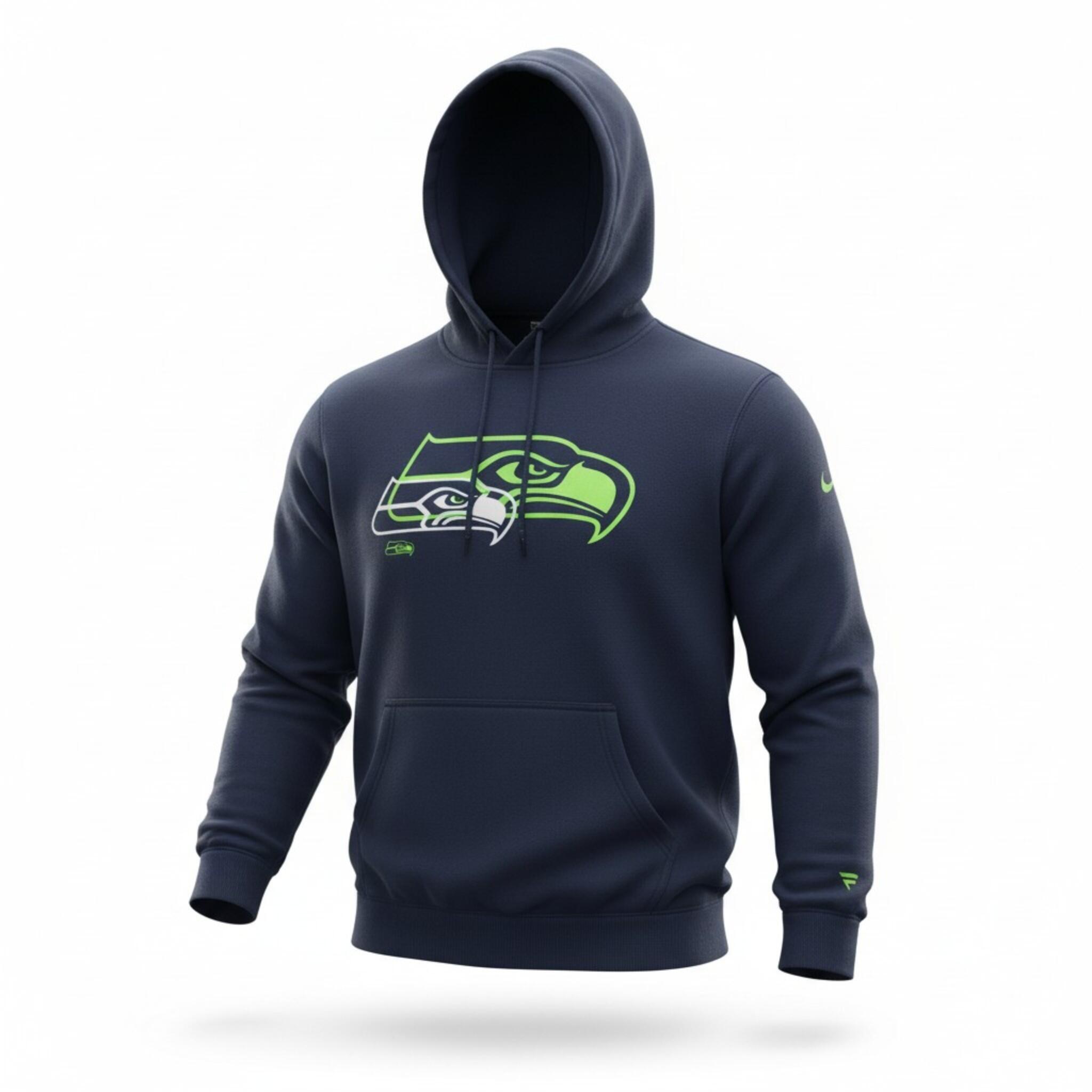 Hoodie Seattle Seahawks in Blau 1/3