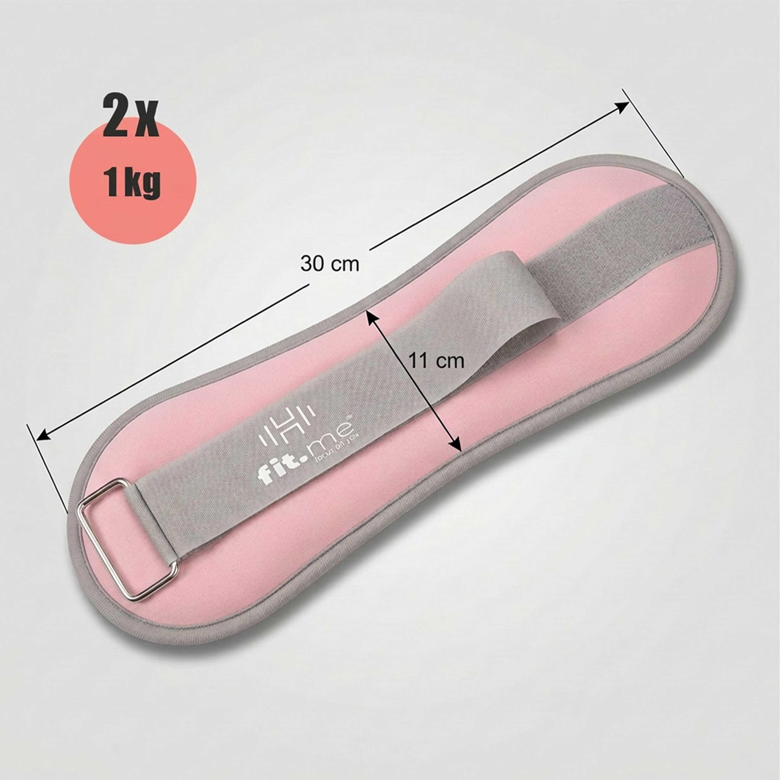 Neoprenowe obciążniki ciężarki na kostki nadgarstki ręce nogi 2 x 1kg 7/7