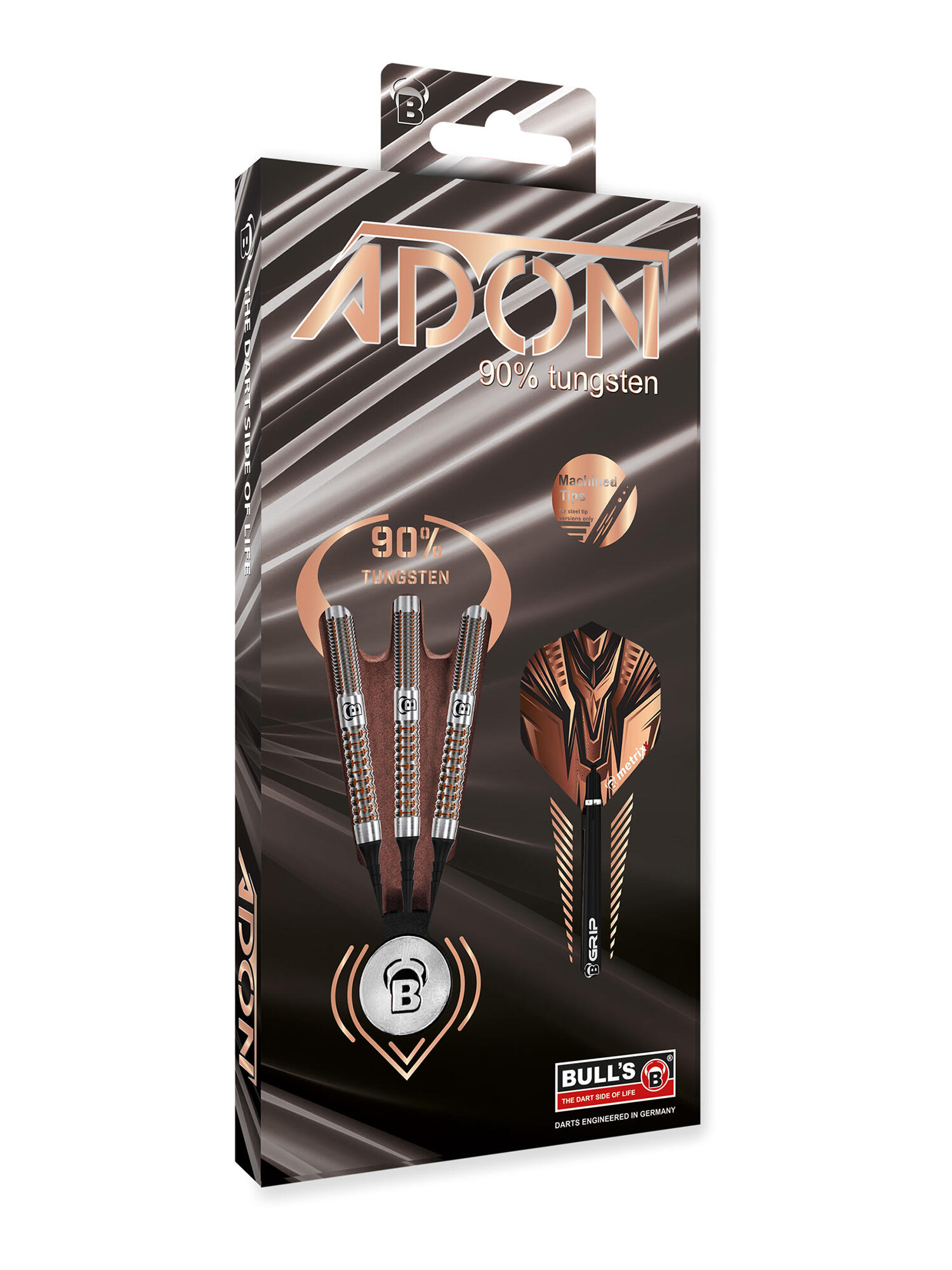 Darts Softdarts unisex - Adon Dartpfeile 90% Tungsten Darts-Set Profi mehrfarbig 6/6