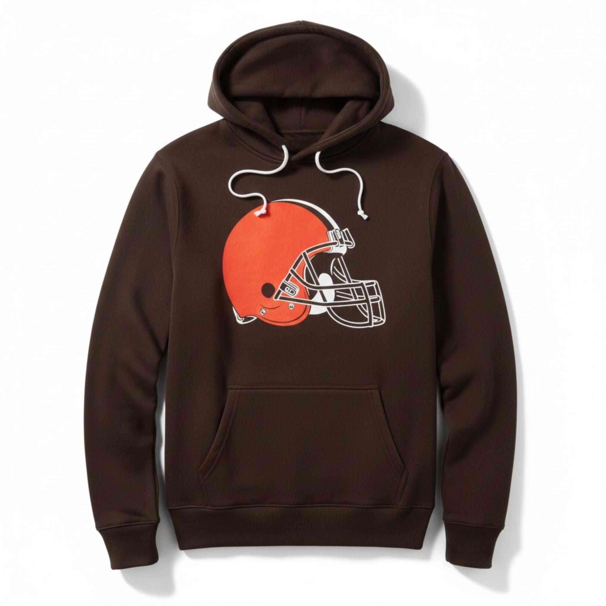 Hoodie NFL Cleveland Browns in Braun 2/5