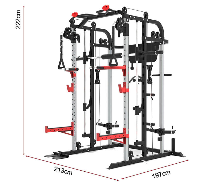 SM-4500 Smith Cage Power Rack - Gewicht 124,4kg - Gebruikersgewicht 13 kg 2/7