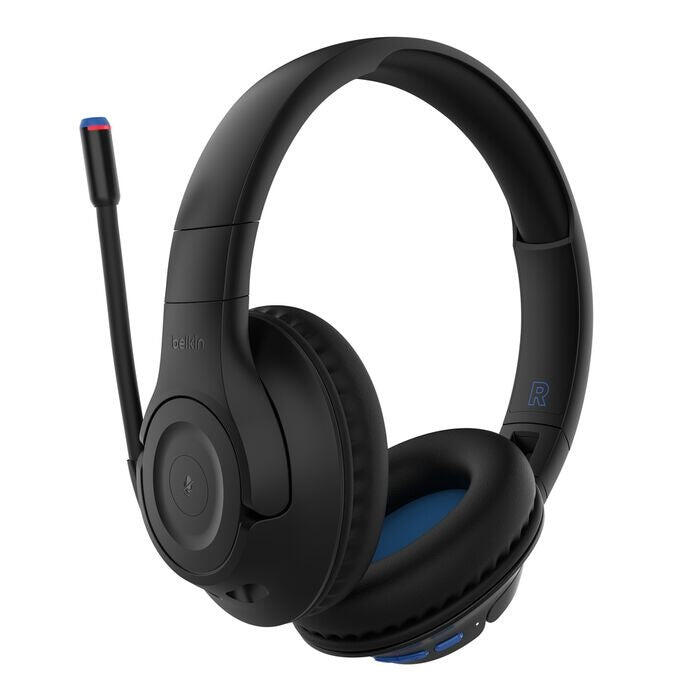 Belkin SoundForm Inspire Wireless Over-Ear Headset for Kids - Black