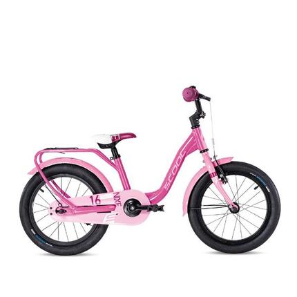 niXe, 18 Zoll Kinderfahrrad, 1-Gang, Rosa, 110–125 cm, 5–7 Jahre