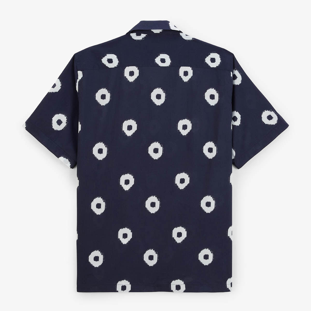 Camicia a maniche corte in cotone stampato giapponese 2/4