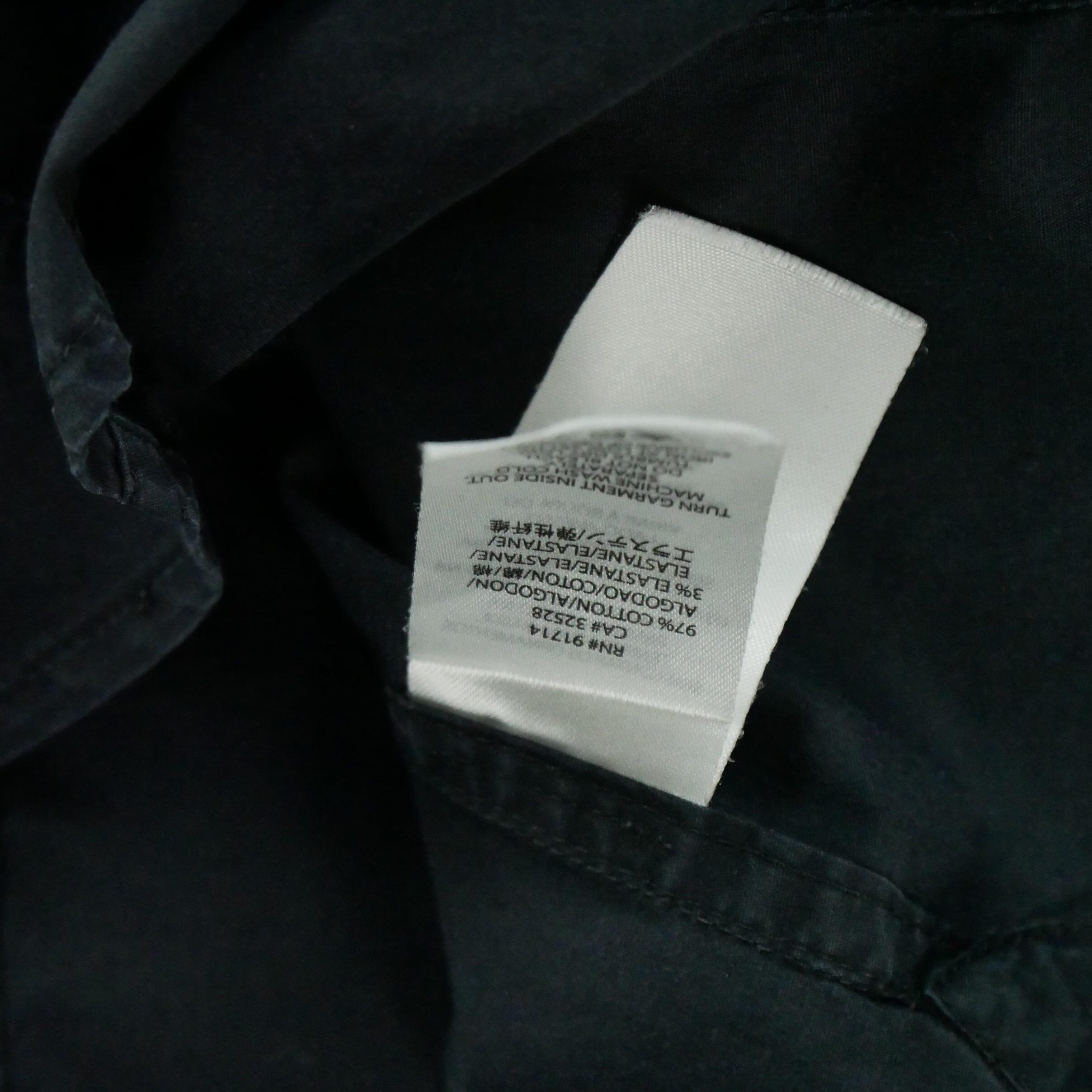 Camicia nera casual da uomo 6/6