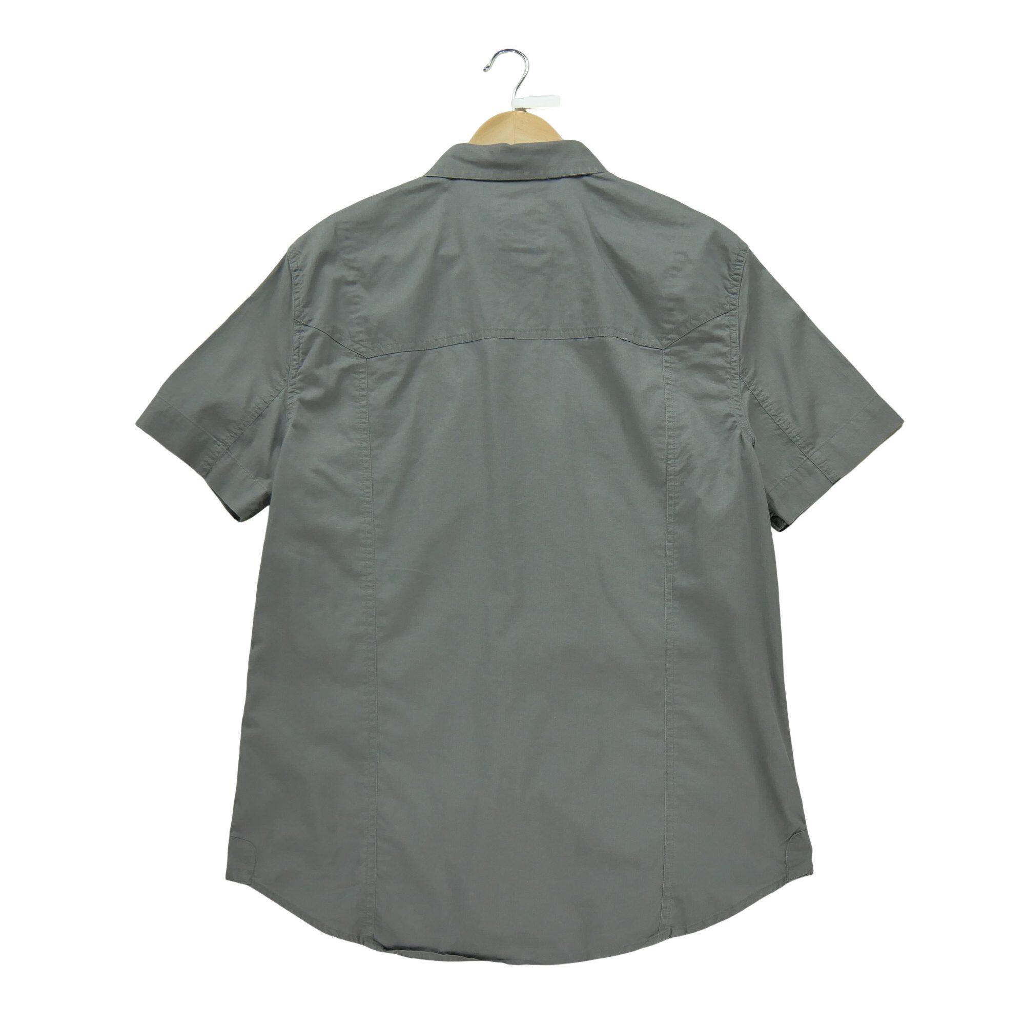Herren Freizeithemd Solide Grau 2/7