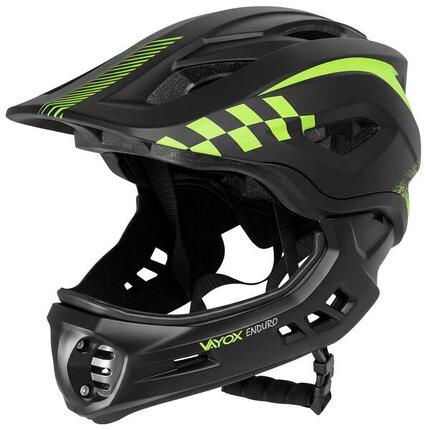 Kinder MTB Fahrradhelm Vayox Enduro VA0421 Fullface