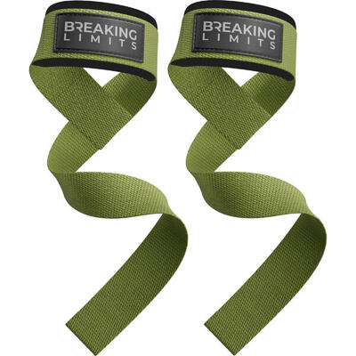 Lifting straps - lifting grips/hooks - deadlift straps - zwart