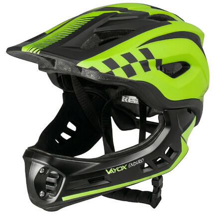 Kinder MTB Fahrradhelm Vayox Enduro VA0421 Fullface