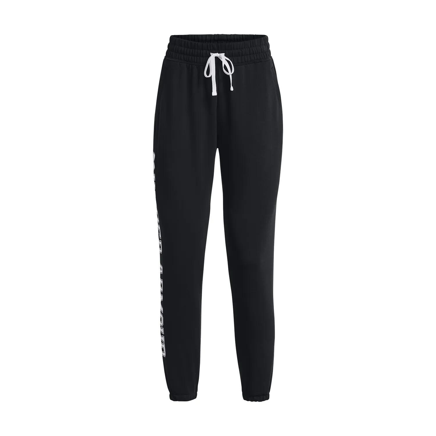 Damskie dresy Under Armour Rival Terry Graphic Jogr Black Black