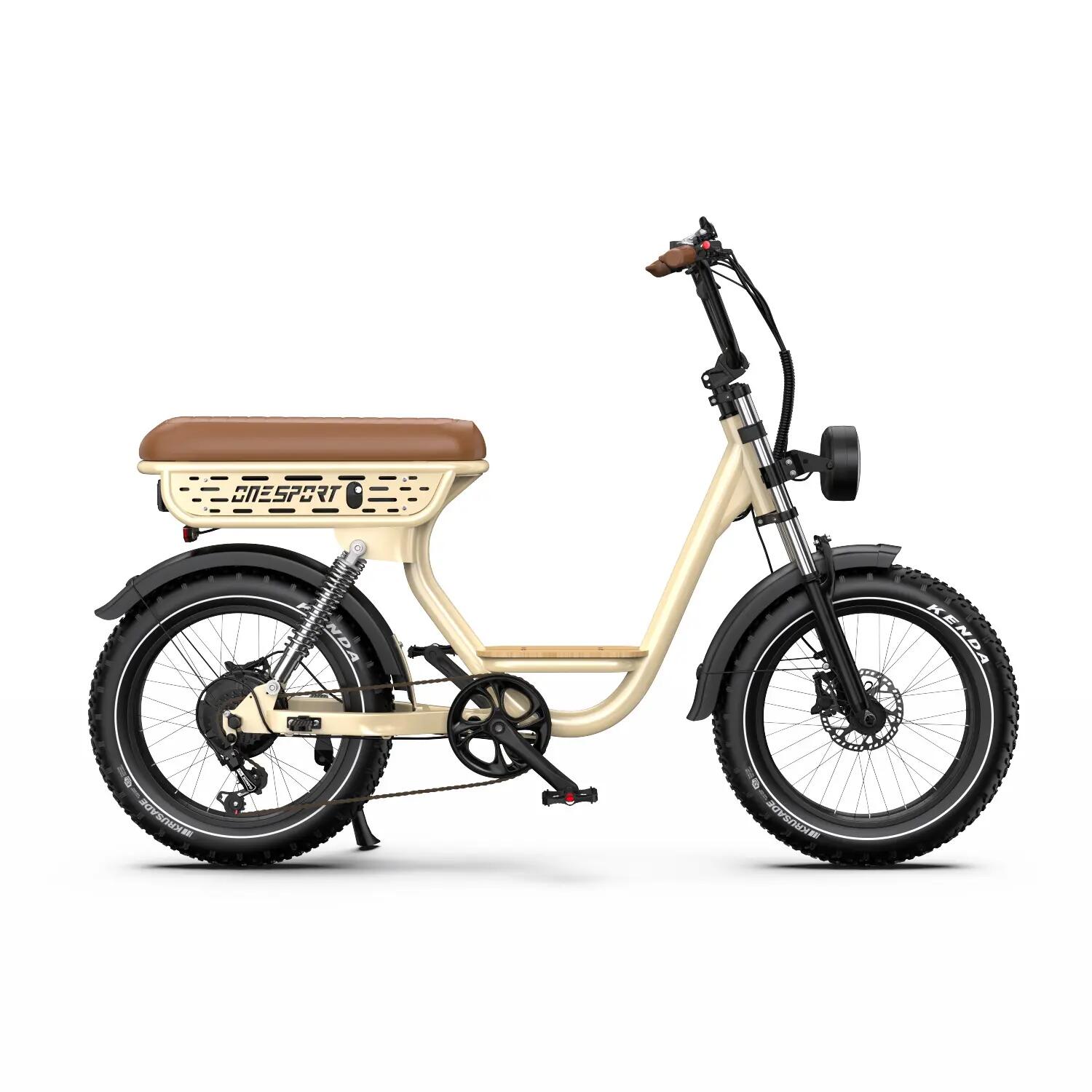 Bicicletta elettrica per adulti W77, pneumatici 20" × 4,0", batteria 48V 18Ah. 4/10