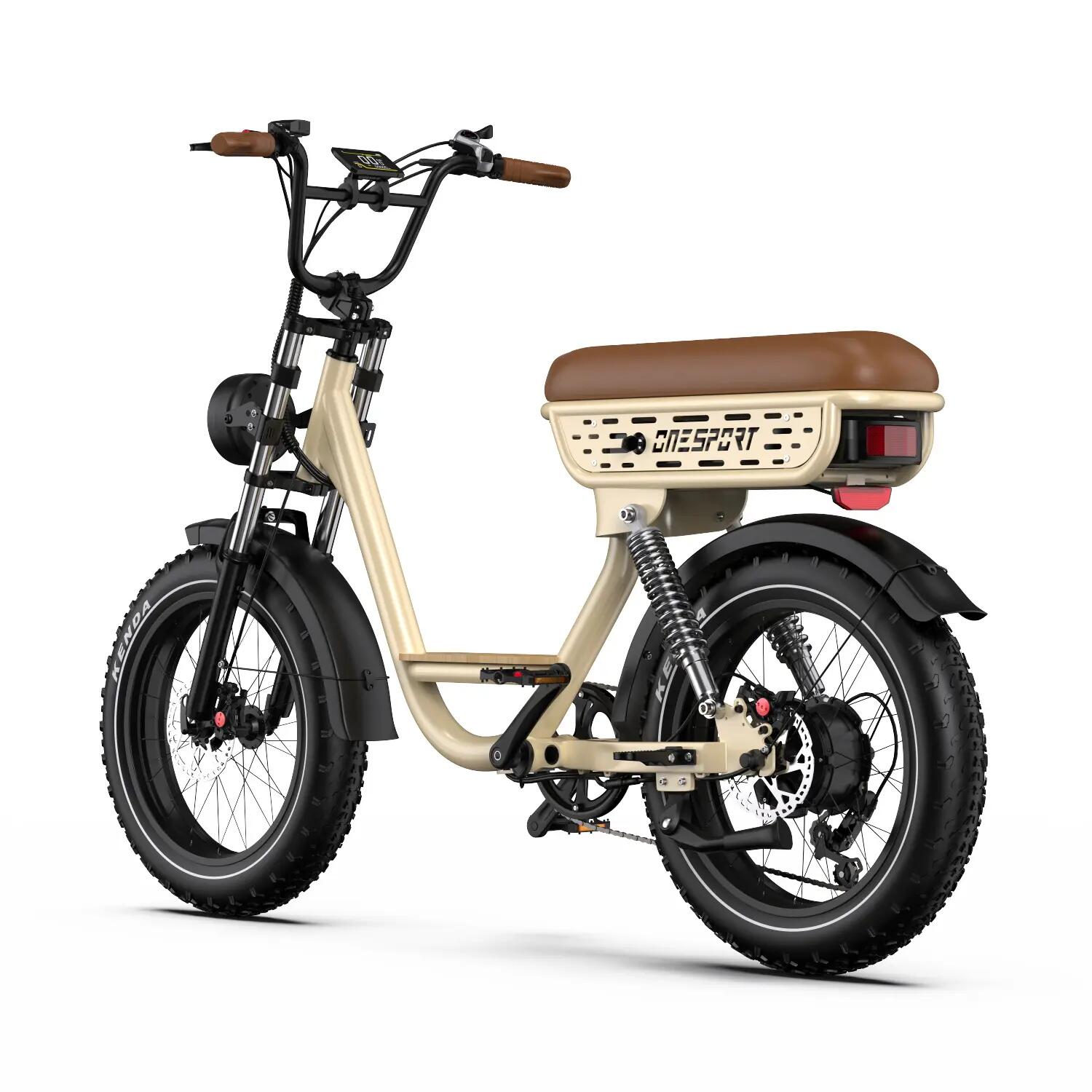 Bicicletta elettrica per adulti W77, pneumatici 20" × 4,0", batteria 48V 18Ah. 5/10