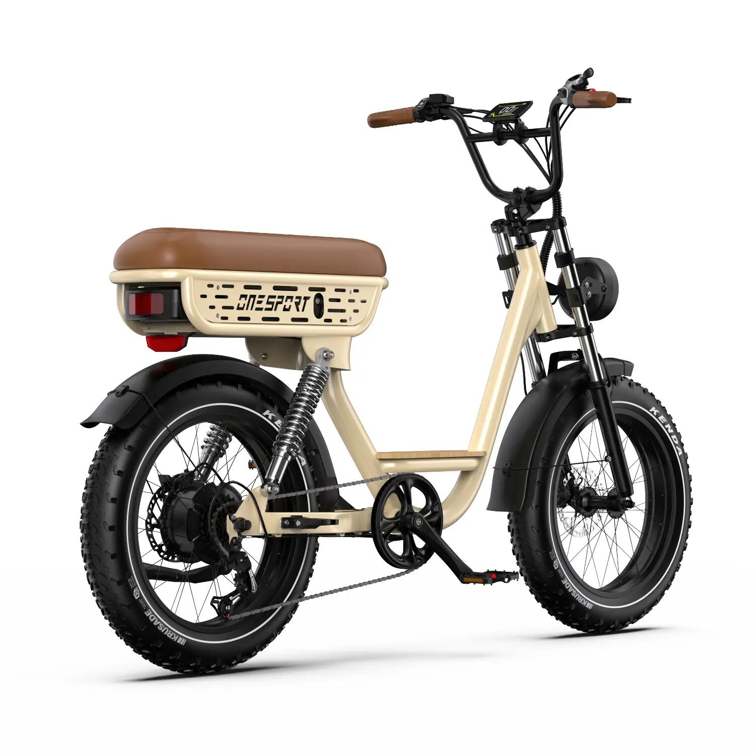 Bicicletta elettrica per adulti W77, pneumatici 20" × 4,0", batteria 48V 18Ah. 6/10