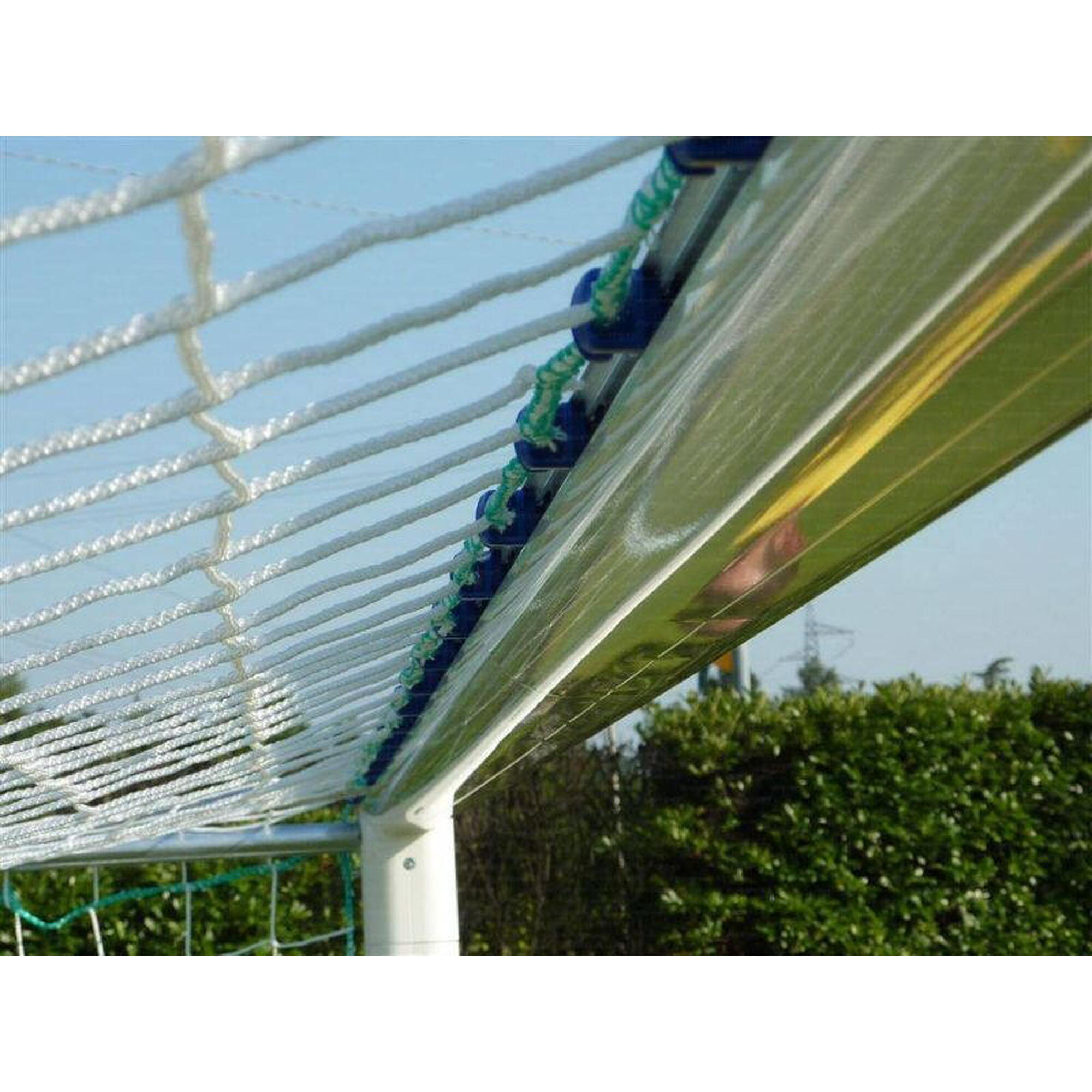 Set 2 plase porti fotbal  7,32 x 2,44 m, fir 3,5 mm, adancime 200x200 cm