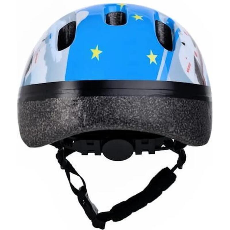 Casca ciclism copii albastru alb sport XS 44-48cm
