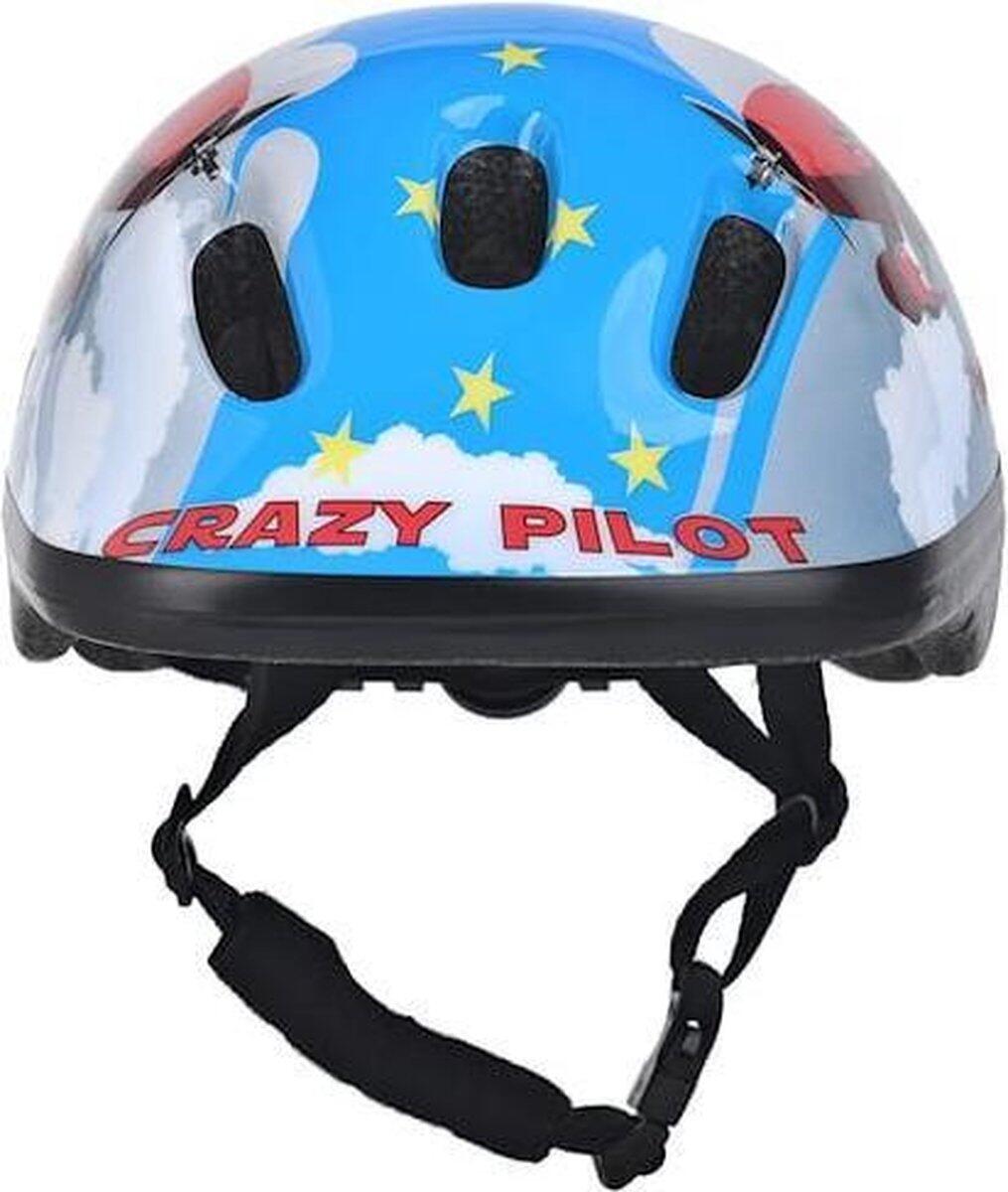 Casco de bicicleta para niños azul y blanco deportivo XS 44-48 cm 2/4