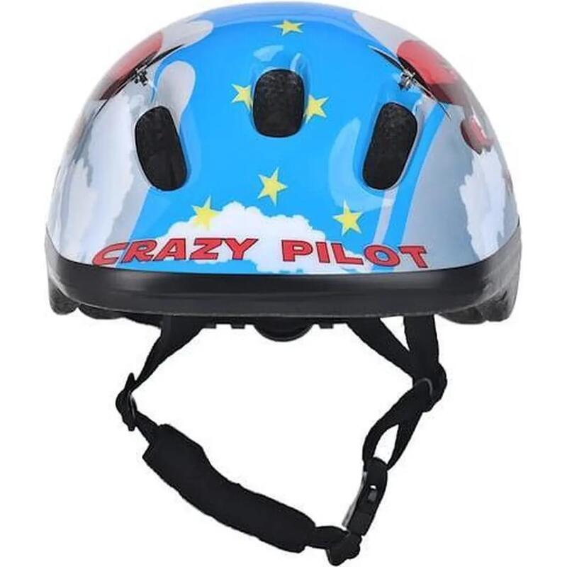 Casca ciclism copii albastru alb sport XS 44-48cm