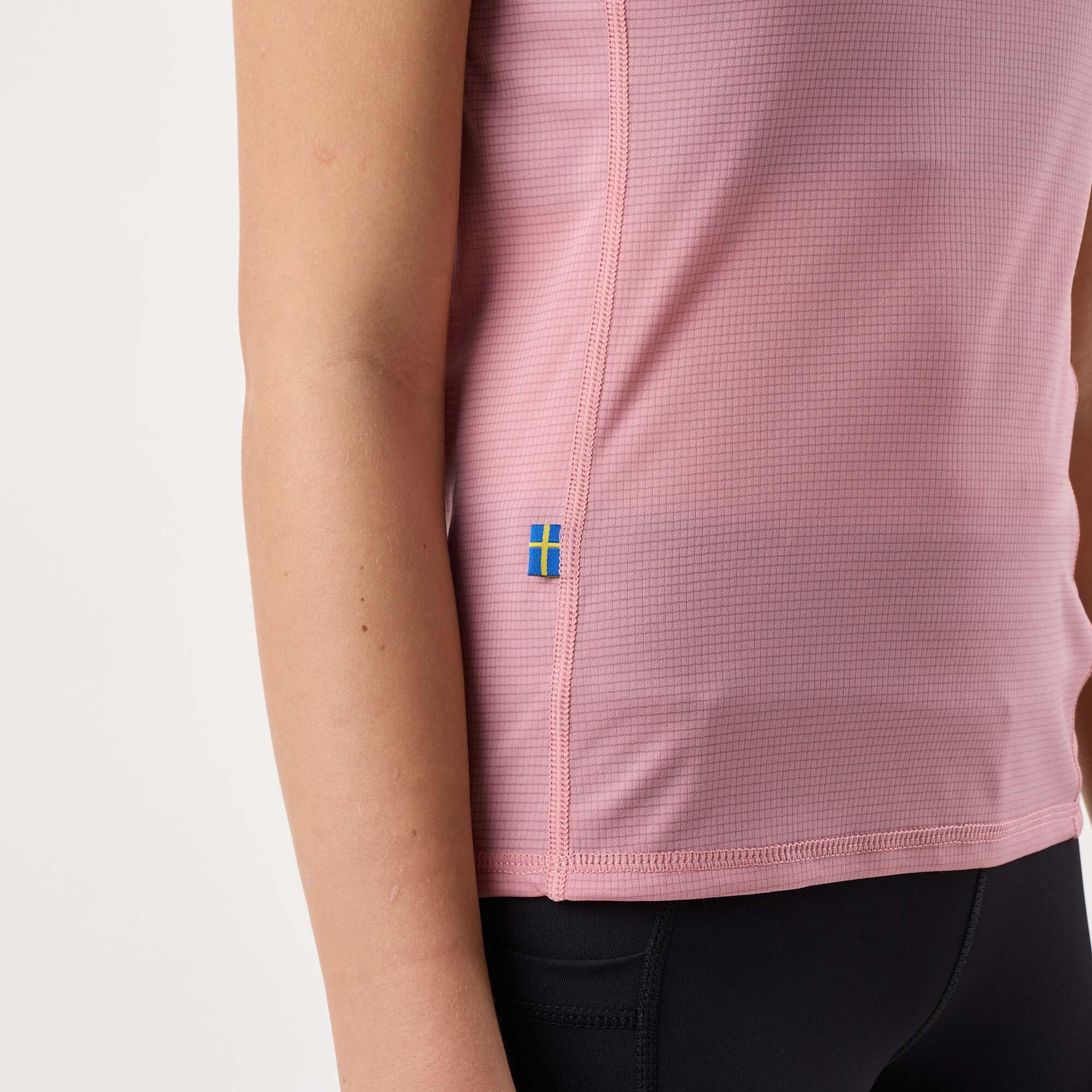 T-shirt à manches courtes training junior fille quick dry Ultra Light Tee 7/8