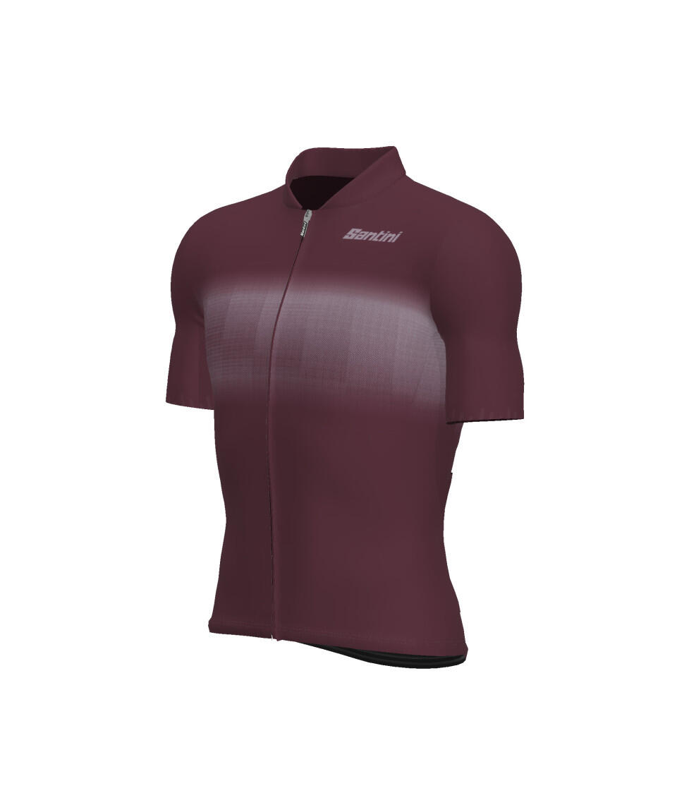 Mist - Maglia - Uomo - bordeaux Ciclismo 3/4