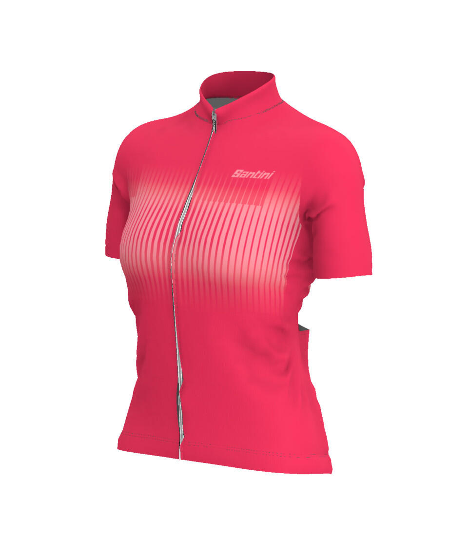 Cloe - Maillot Manches Courtes Femme - rouge - Velò 3/4